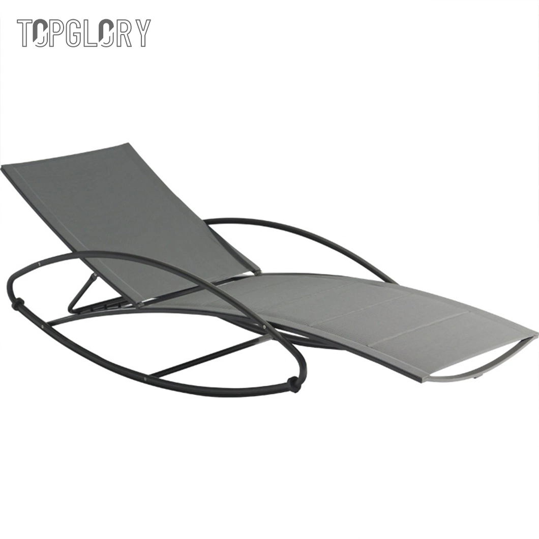 Wholesale Aluminum Swimming Pool Swing Chair Home Garden Outdoor Furniture Patio Sun Chaise Lounger Beach Chair