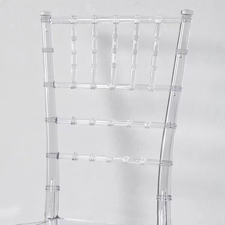 Transparent Acrylic Resin Event Wendding Banquet Tiffany Chiavari Crystal Chair