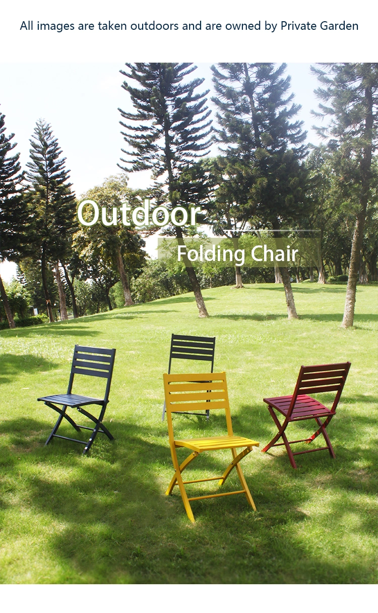 Darwin Modern Outdoor Leisure Aluminum Camping Chair Metal Comfortable Garden Dining Folding Chair