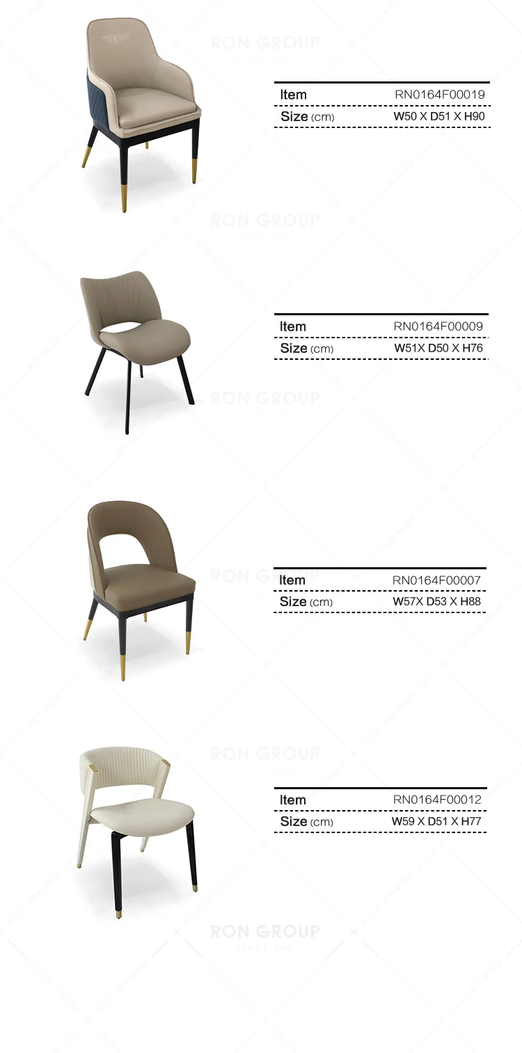 Hot Selling Quality Restaurant Hotel Home Armless Gray Dining Chairs