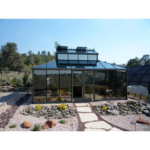 Automatic Double Glazed Tempered Glass Outdoor Glass Sunroom with Sliding Door