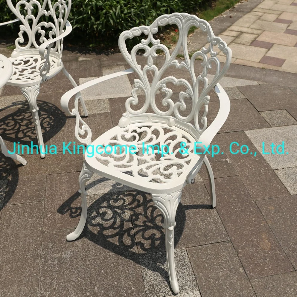 Hot Sale /Garden/Patio/Leisure/Cast Aluminum Lily Chair with Armrest