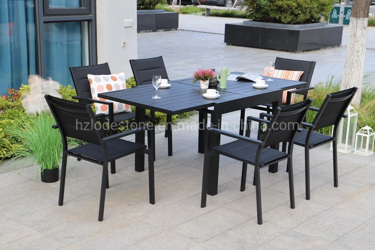 Bistro Outdoor Patio Furniture Kd Table Rope Balcony Set Outdoor Table and Chairs