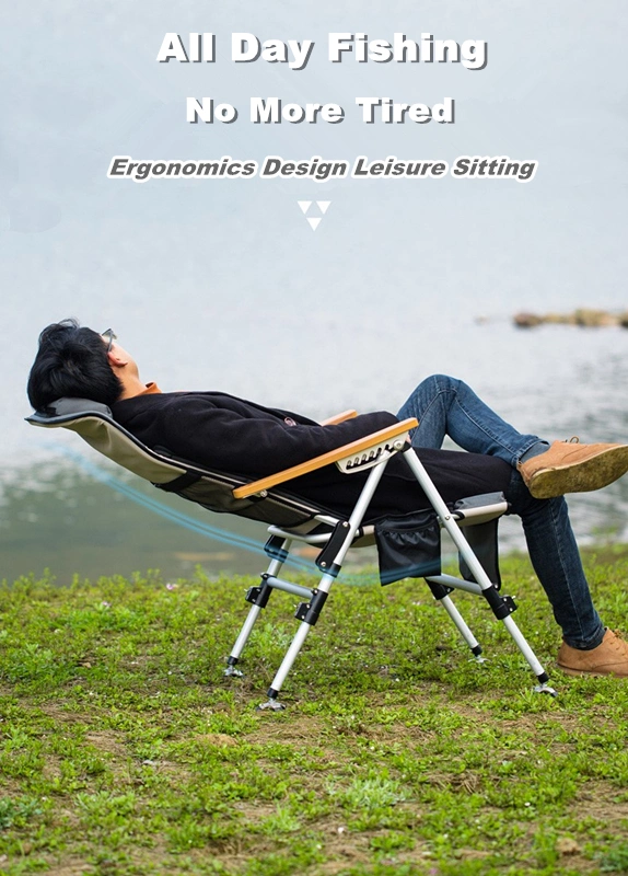 Leisure Outdoor Garden Patio Lounge Chair Folding Zero Gravity Recliner Chair Lazy Beach Chair Camping Fishing Chair with Armrest and Cup Holder