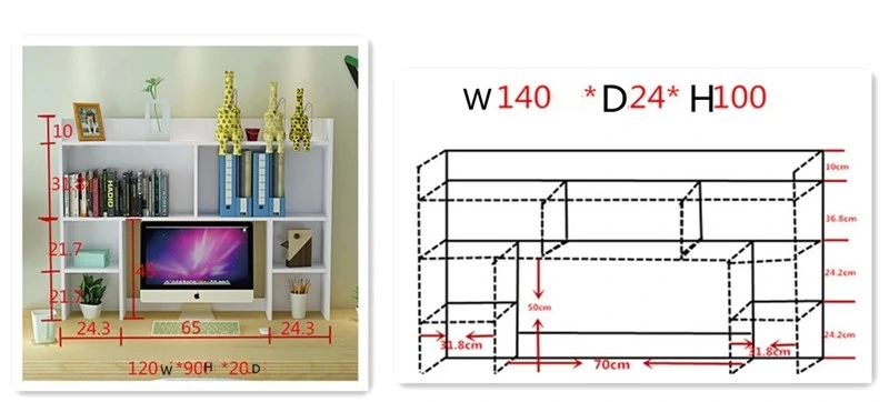 Modern Wooden Modular Office Furniture Hallway Storage Cabinet Racking MDF Book Shelf Display Library Bookcase