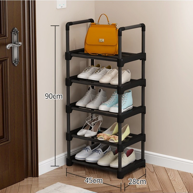 5 Tier Shoe Rack Cabinet Shoes Hanging Rack Floor Standing Metal Shoe Racks