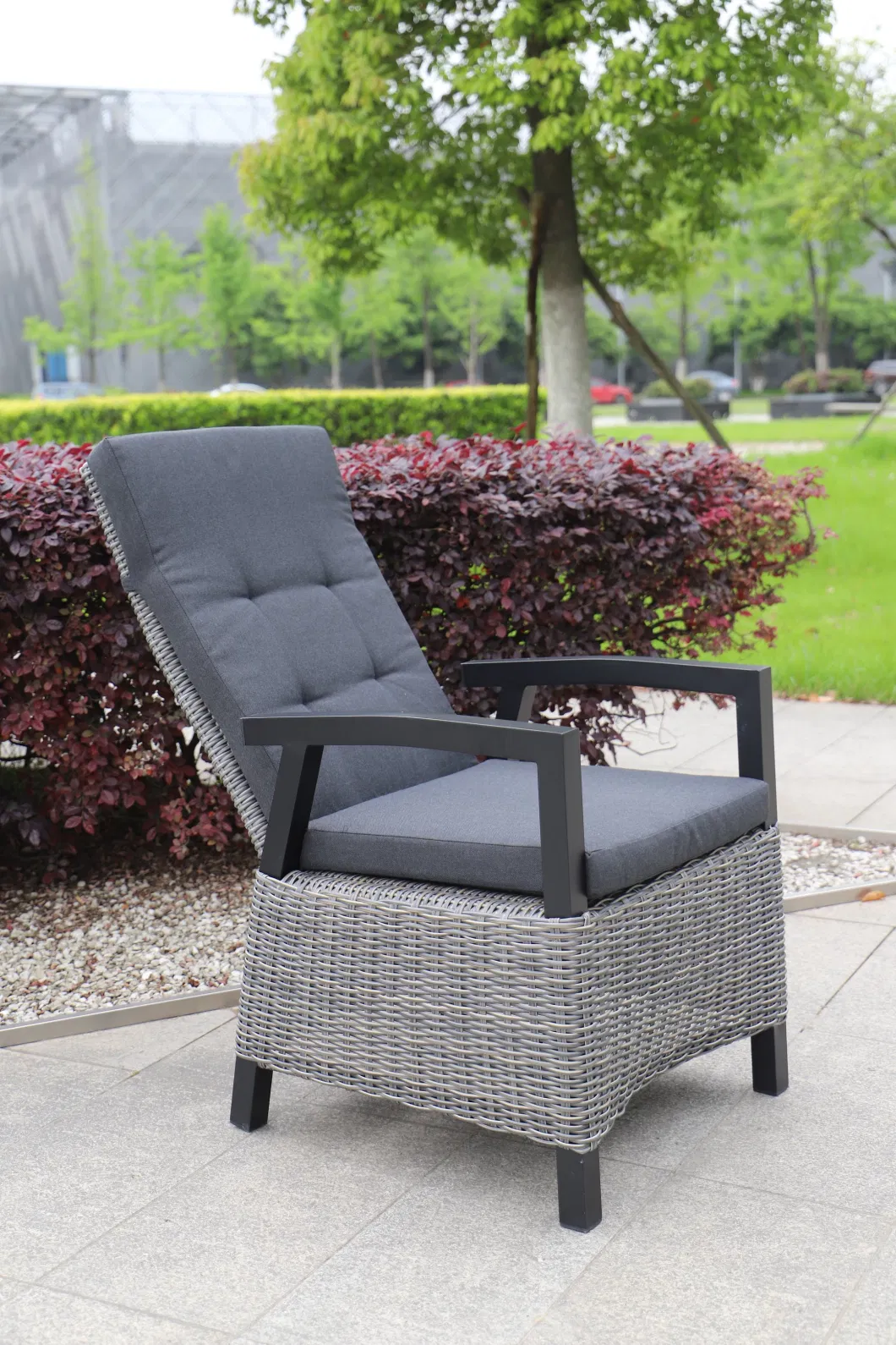 High Quality Patio Rattan Furniture Garden Aluminium Reclining Outdoor Chairs