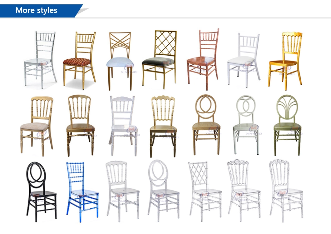 Royal Style Stacking Metal Napoleon Chairs for Sale