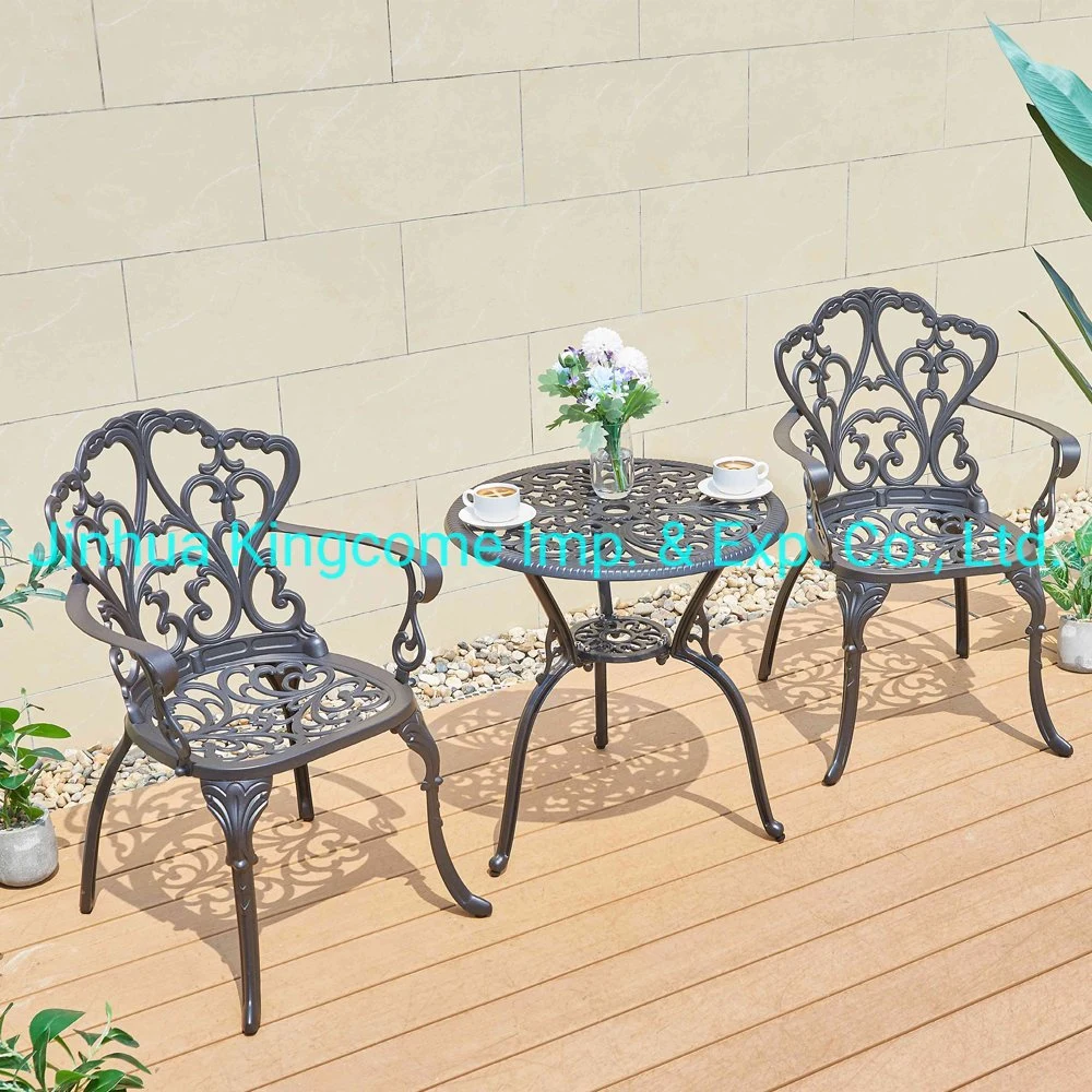 Hot Sale /Garden/Patio/Leisure/Cast Aluminum Lily Chair with Armrest