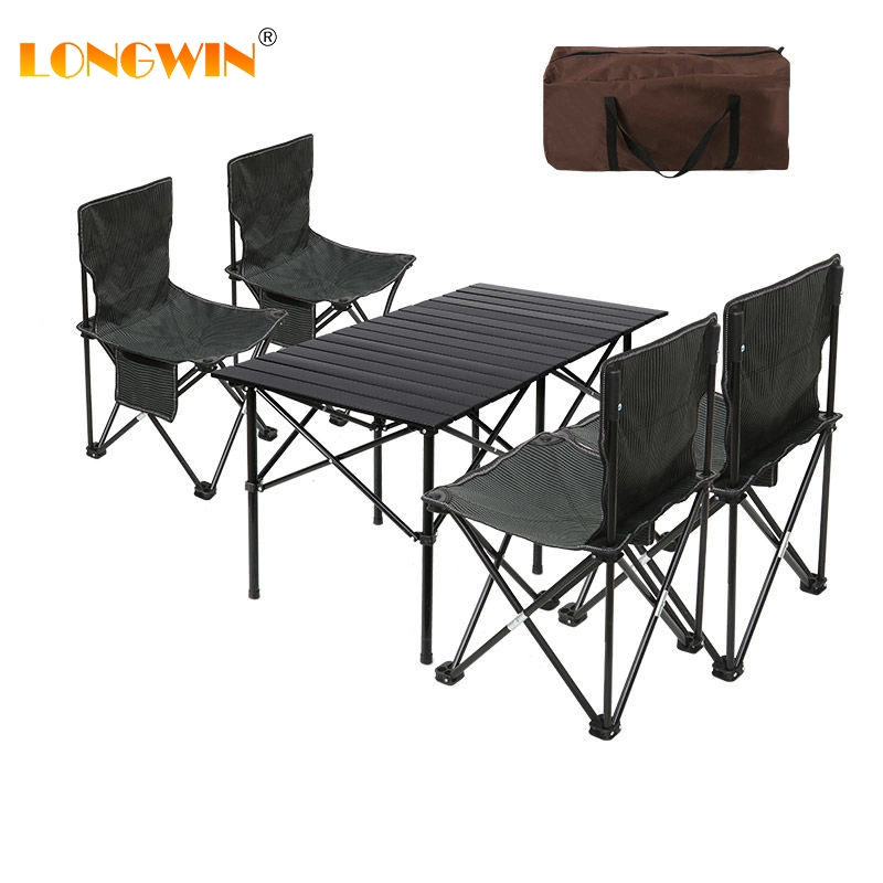 Folding Set Chairs Round Dining Wood Tables Dining Camping Portable White Coffee Top Cube Plastic 5 up Outdoor Table and Chair