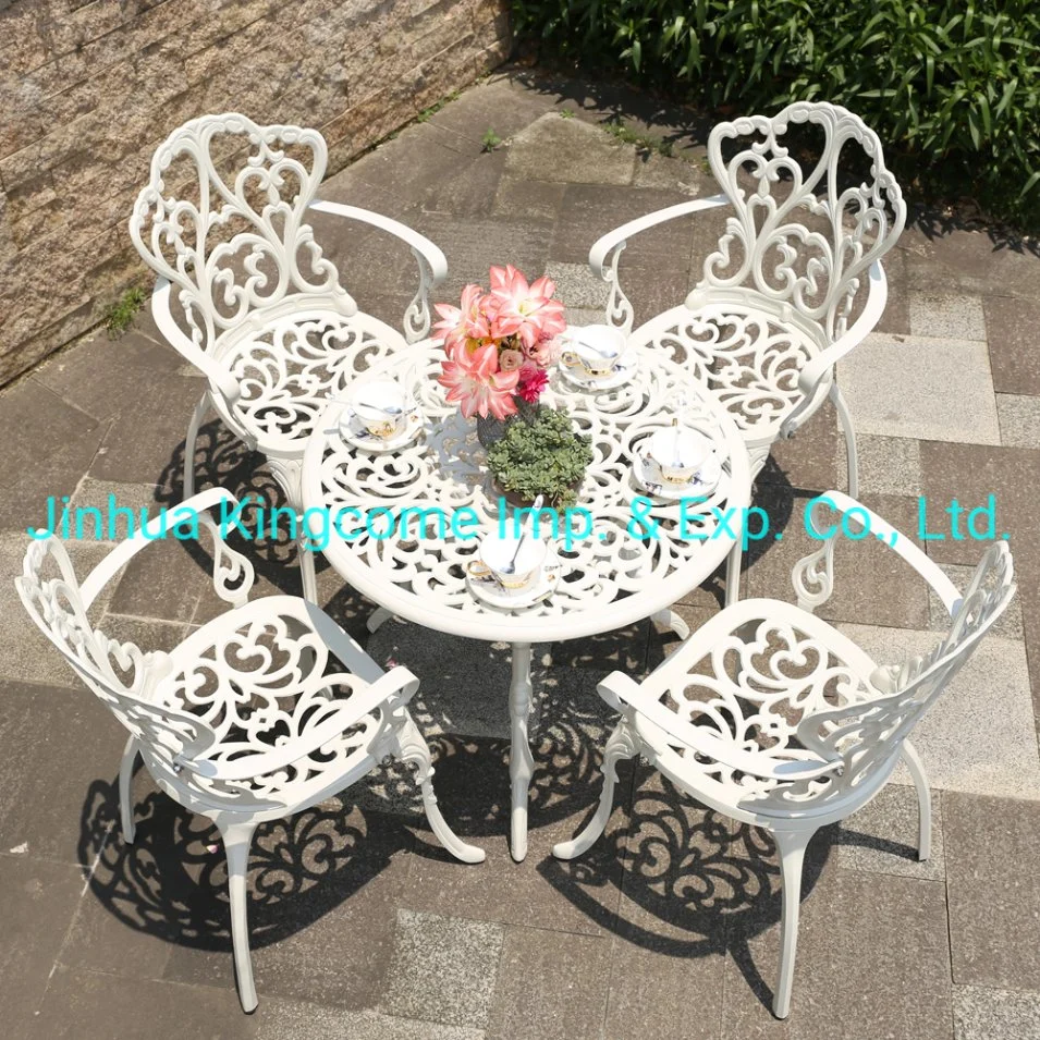 Hot Sale /Garden/Patio/Leisure/Cast Aluminum Lily Chair with Armrest