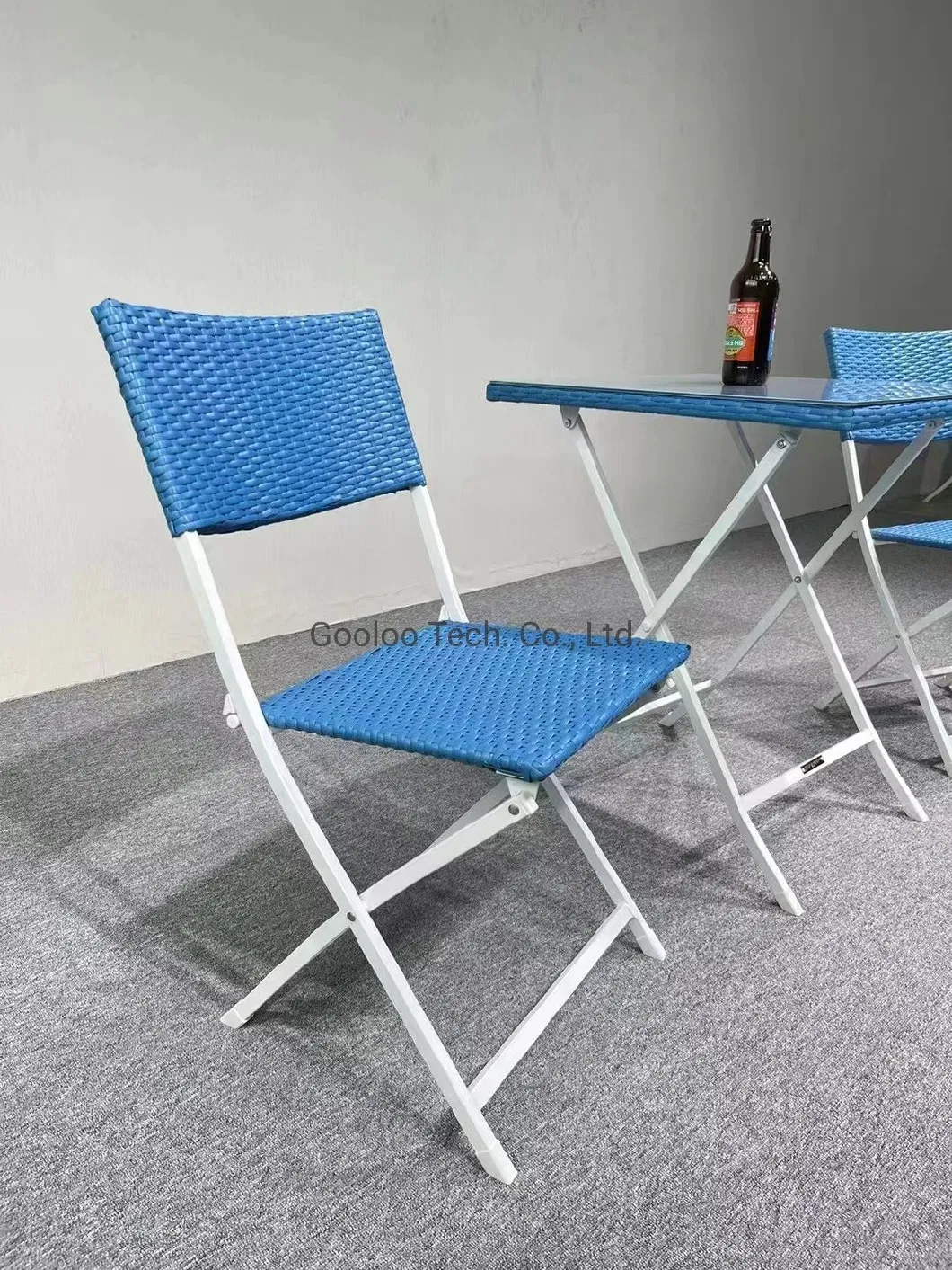 Wholesale Courtyard Patio Villa Dining Foldable Event Table and Chair