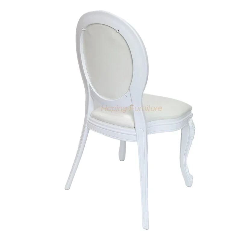 Gold Black White Curved Acrylic Louise Chair Hotel Home Wedding Furniture Dining Chair