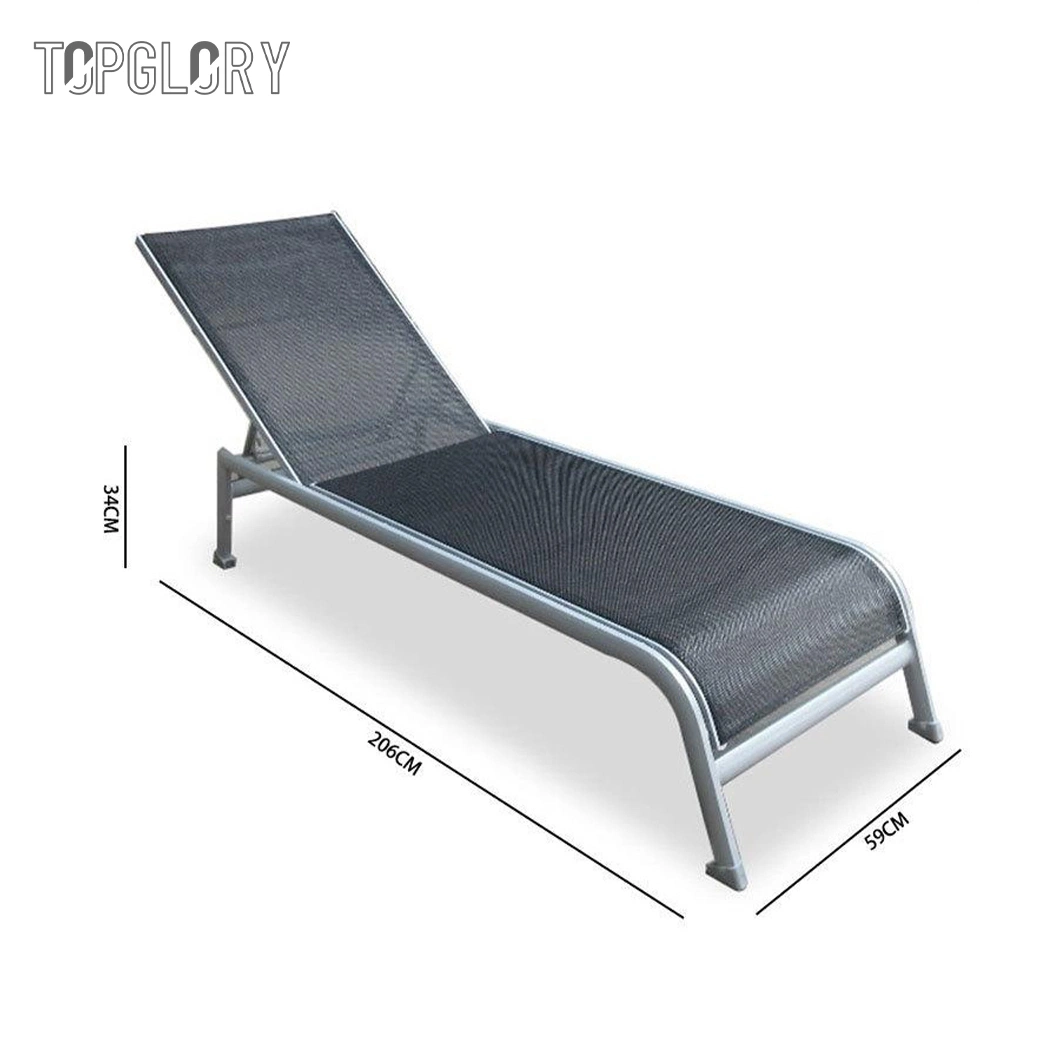 Comfortable Outdoor Sun Lounger Garden Patio Sun Bed Reclining Chairs