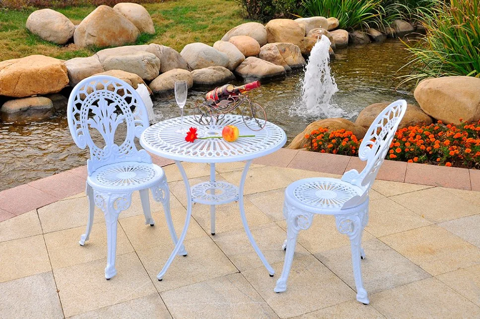 Aluminum Garden Dining Chair Rustproof Patio Chair Stackable Beach Chair