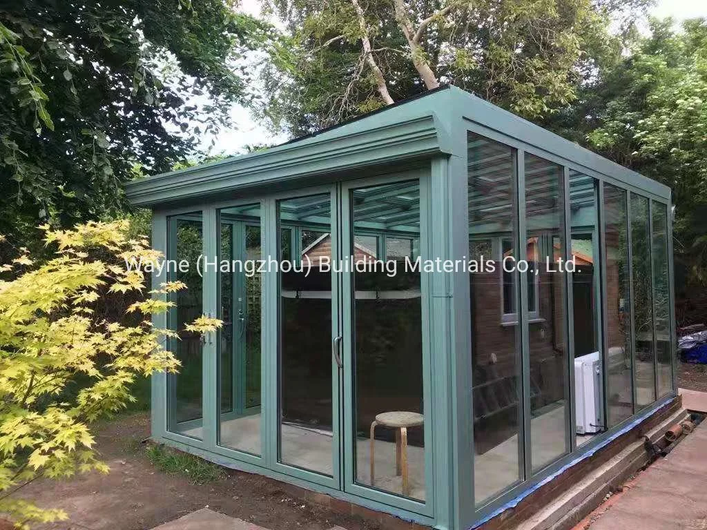 DIY Prefab Aluminum Glass Green House for Outdoor Garden House