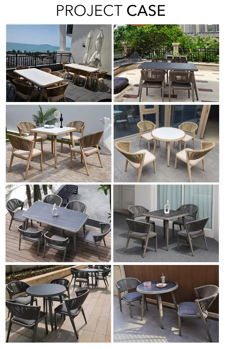 Heystar Series Wholesale Top Furniture Factory Outdoor Garden Folding Dining Table and Chairs