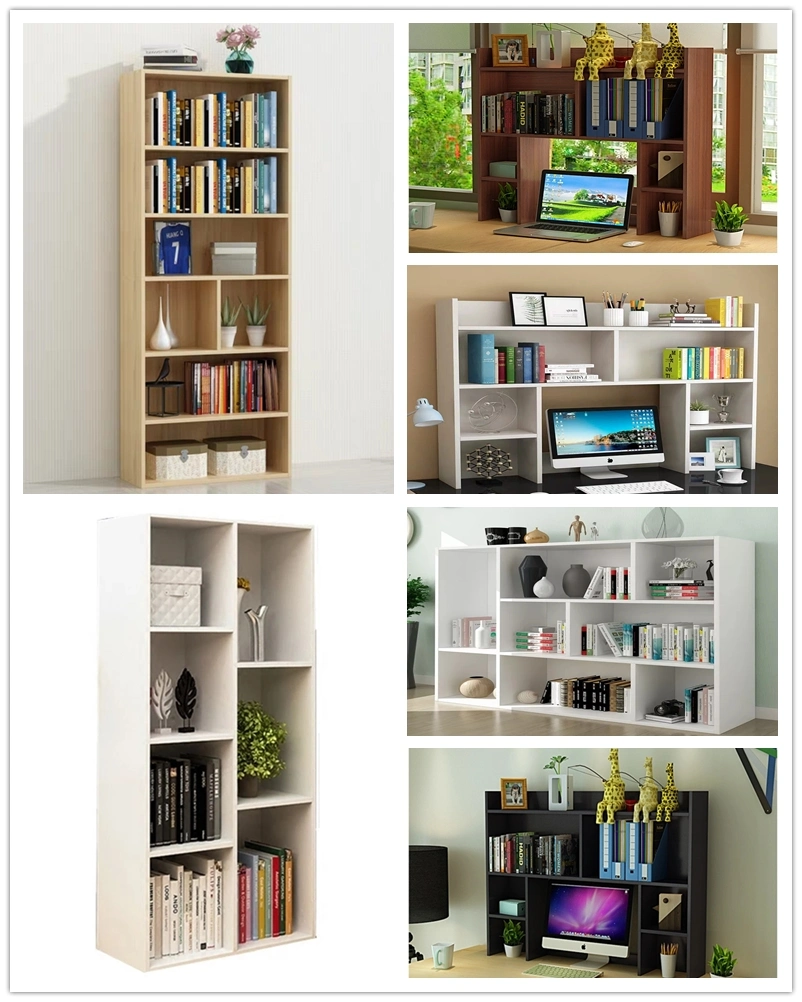 Modern Wooden Modular Office Furniture Hallway Storage Cabinet Racking MDF Book Shelf Display Library Bookcase