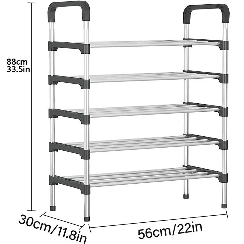 6 Tier Saving Space Simple Multi-Layer Adjustable Shoe Racks