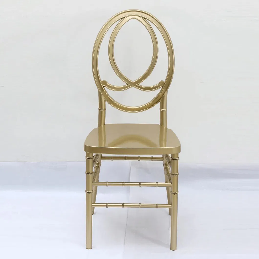 Gold Resin Plastic Monobloc Resin Wedding Ballroom Tiffany Phoenix Chairs