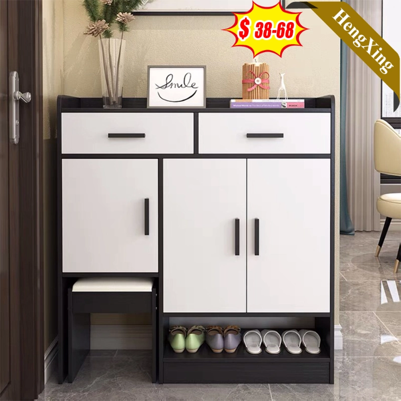 Wholesale Modern Home Living Room Furniture Dining Book Wardrobe Shoe Cabinet Rack with Drawers