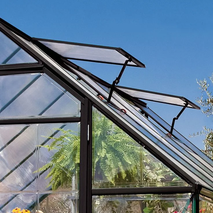 Garden Outdoor Sun Shelter Aluminium Glass Houses Sunrooms for Villa Garden Greenhouse