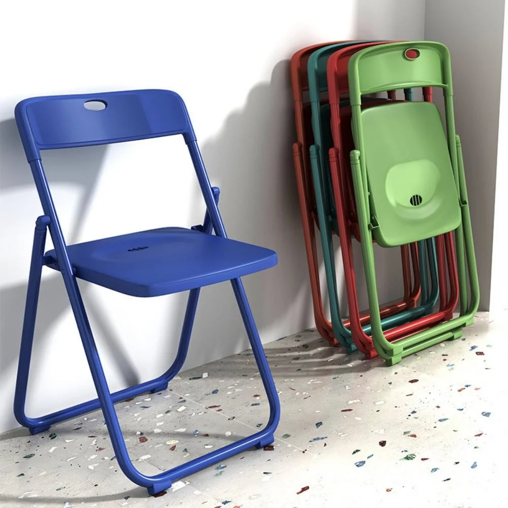 Simple Plastic Folding Simple Chair Stool Ci20791