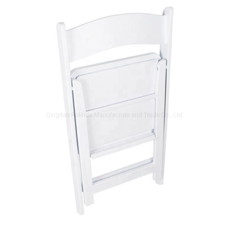 Top Quality Wholesale Foldable Chair Wedding Event Plastic Wimbledon Garden Chairs White Resin Folding Chair Outdoor