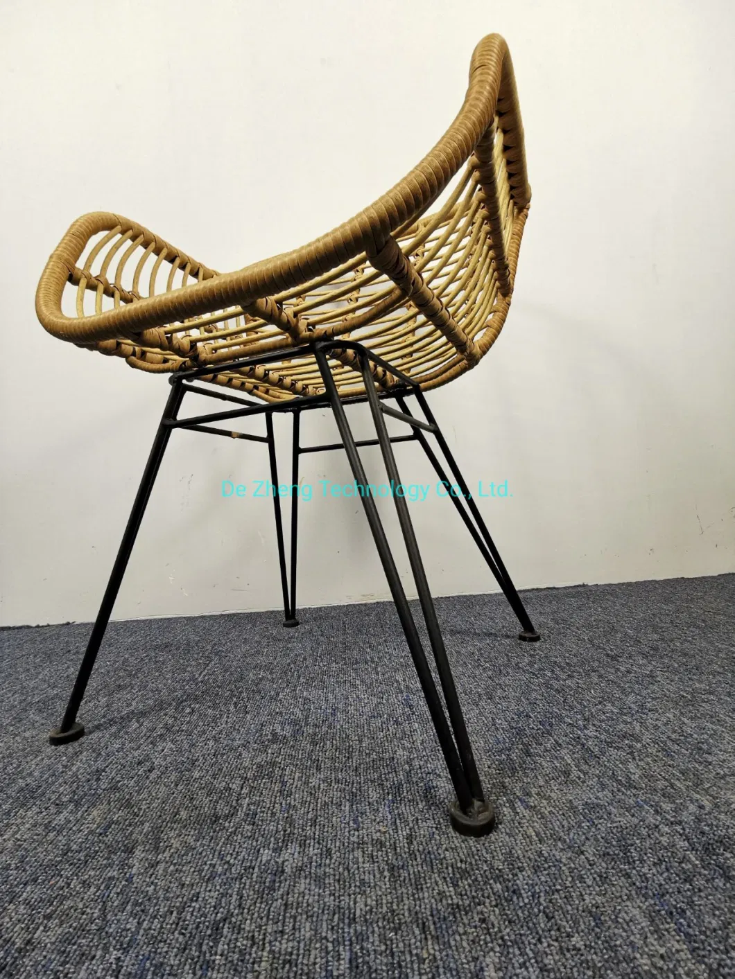 High Quality Farm Like Home Bar Outdoor Beach Dining Rattan Chair for Commercial