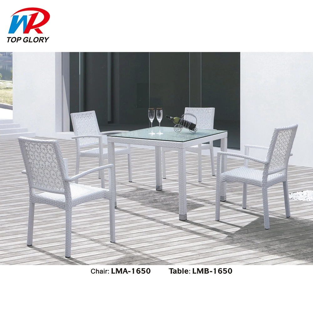 Modern Outdoor Patio Garden Hotel Swing Bar Furniture Leisure Dining Room Banquet Church Lounge Table Plastic Rattan Aluminum Metal Folding Restaurant Chair