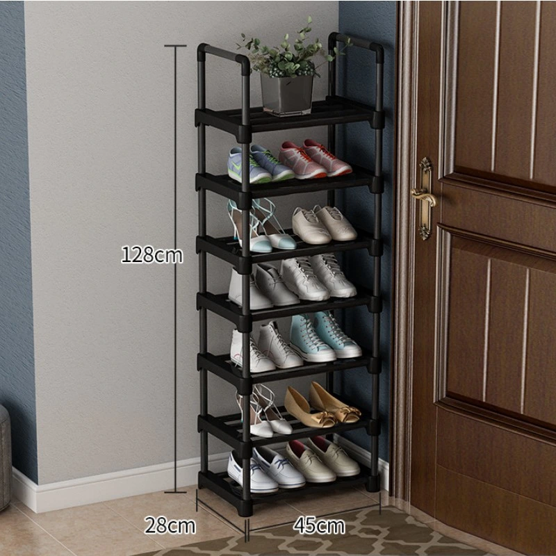 5 Tier Shoe Rack Cabinet Shoes Hanging Rack Floor Standing Metal Shoe Racks