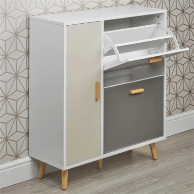 Decorativo moderno Mobili per la casa Mobili soggiorno armadio di stoccaggio MDF legno Rack per pattini
