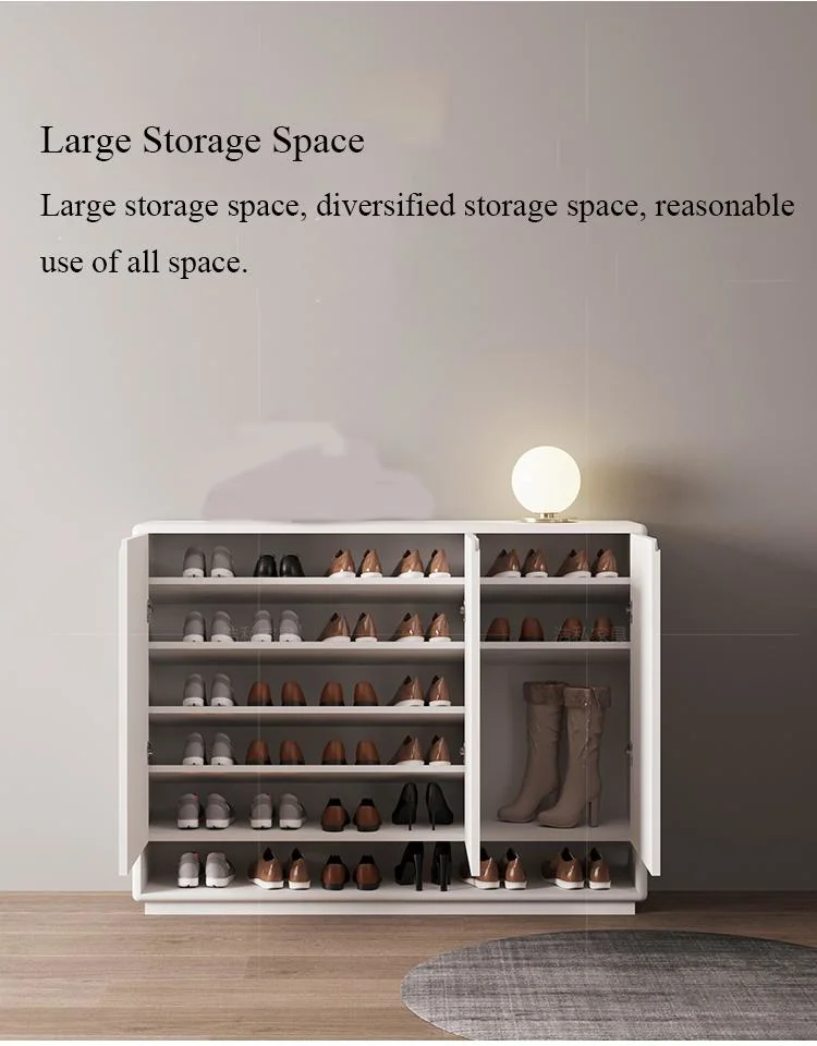 Space Saving Shoes Cabinet Multi-Layer Storage Shoe Rack Display Customized Furniture