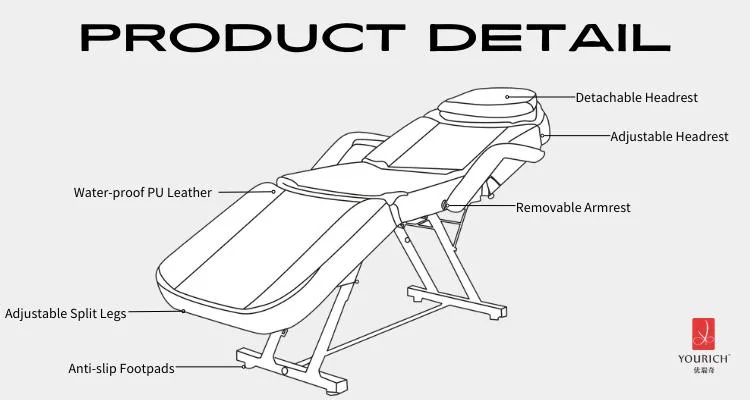 Classic High Quality Beauty Chair with Salon Stool Cheap Price