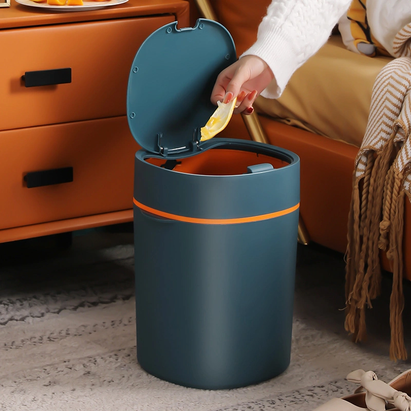 Portable Small Space Narrow Style Plastic Trash Can