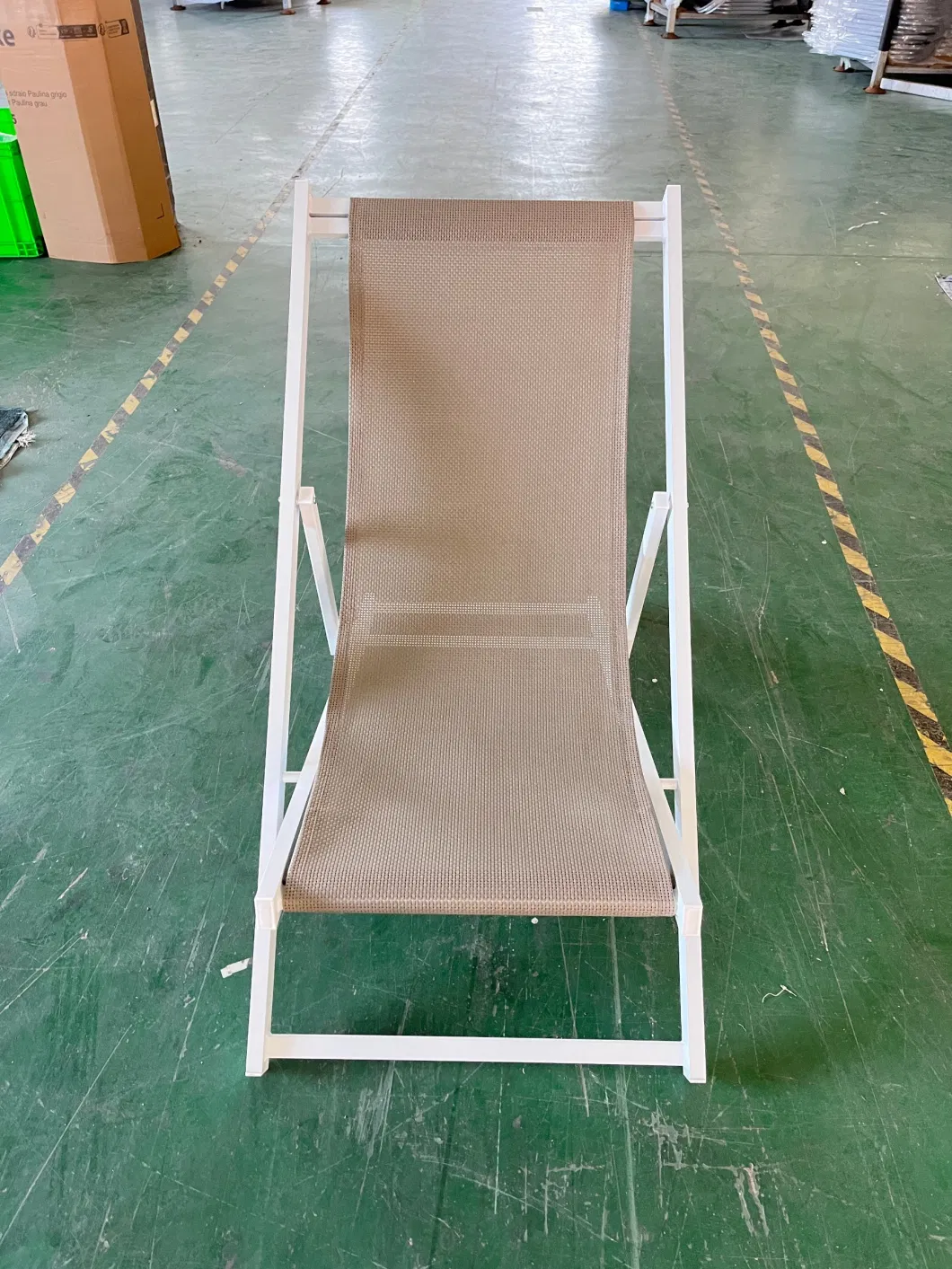 Aluminum Sea Textile Deck Chair for Pools Beach Resort Hotels