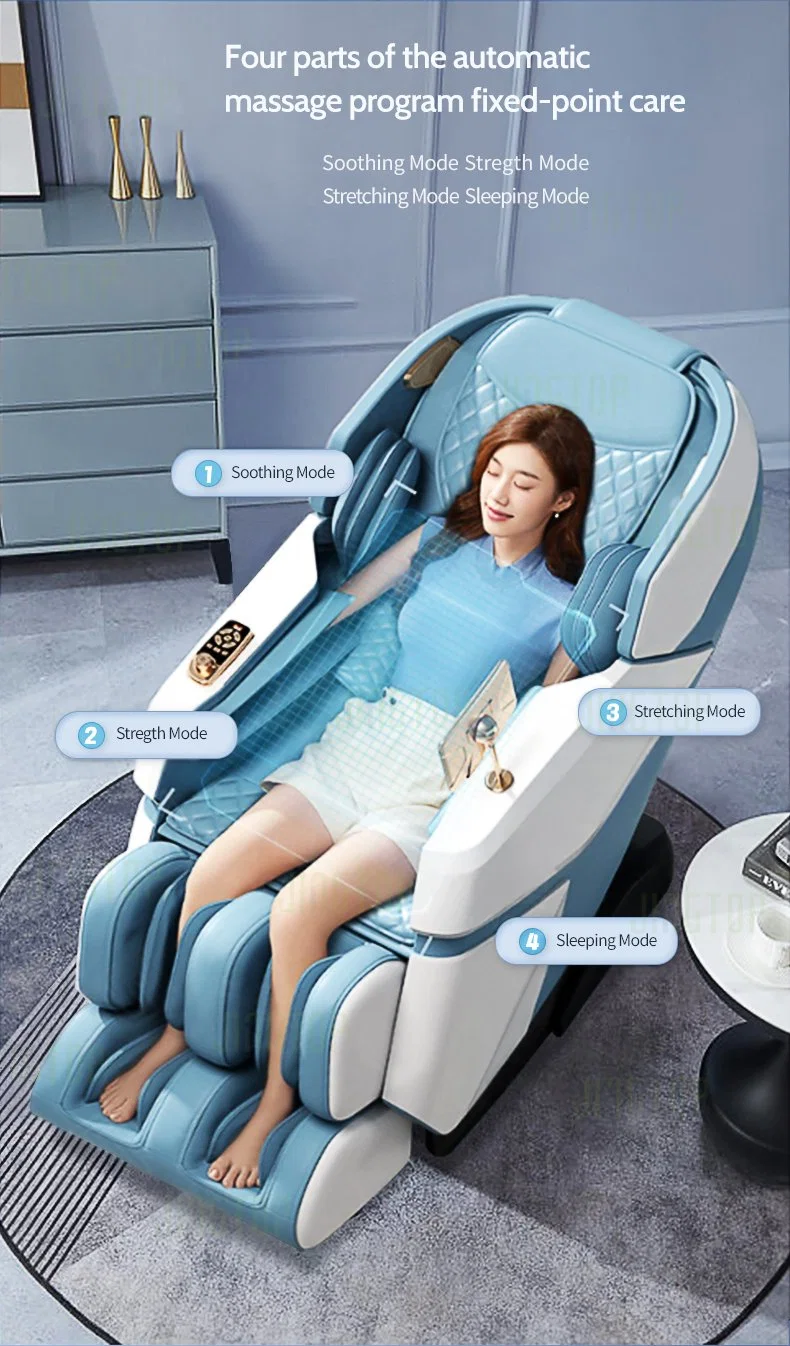 Jingtop Airbag Recliner Luxury Zero Gravity with Heat and Bluetooth Massage Chair