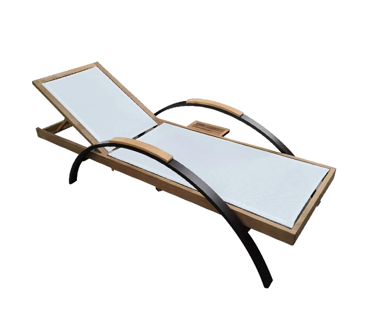 Teak Wood with Armrest Sun Lounge Beach Chairs for Sale