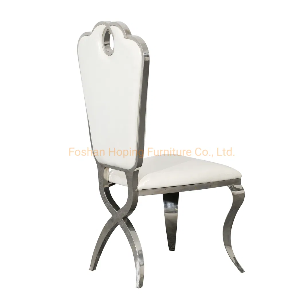 Dubai Banquet Black Waterdrop Design Back Golden Stainless Steel Chair Hotel Party Dining Chairs