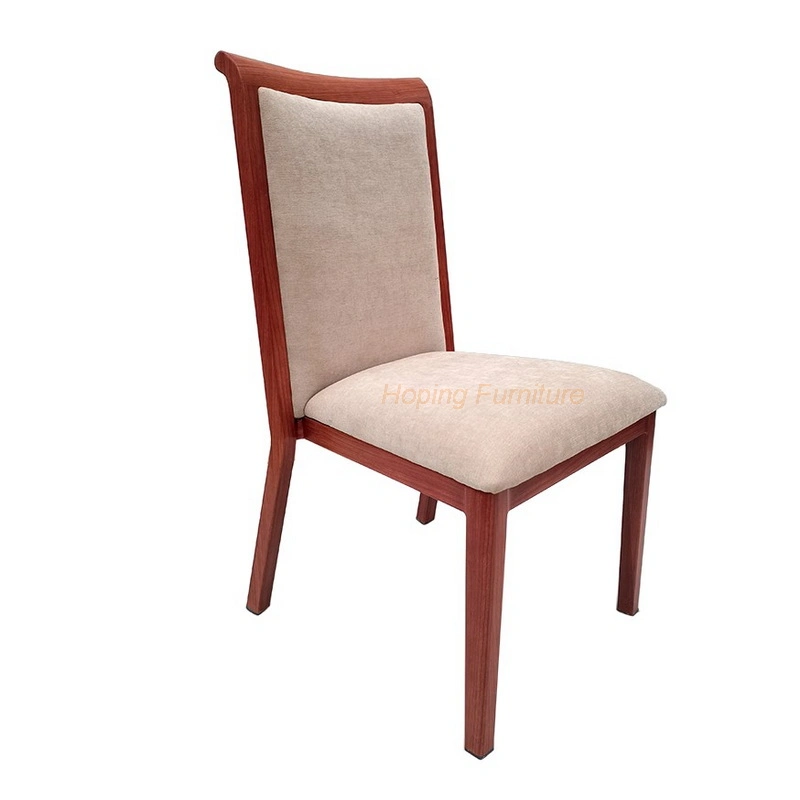 Hot Sale High Quality Restaurant Hotel Bent Beech Fabric Wooden Dining Room Chair High-End Leisure Chair with 5 Years Guarantee