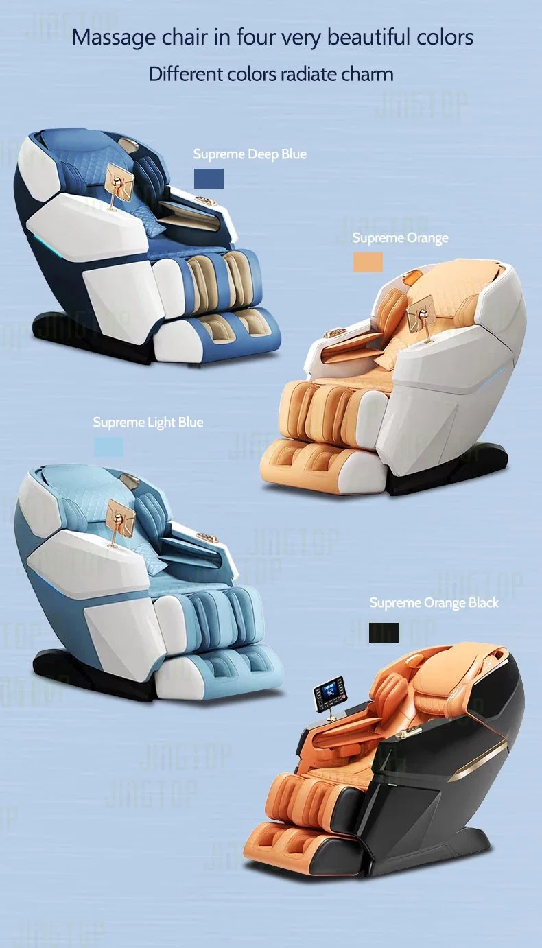 Jingtop Airbag Recliner Luxury Zero Gravity with Heat and Bluetooth Massage Chair