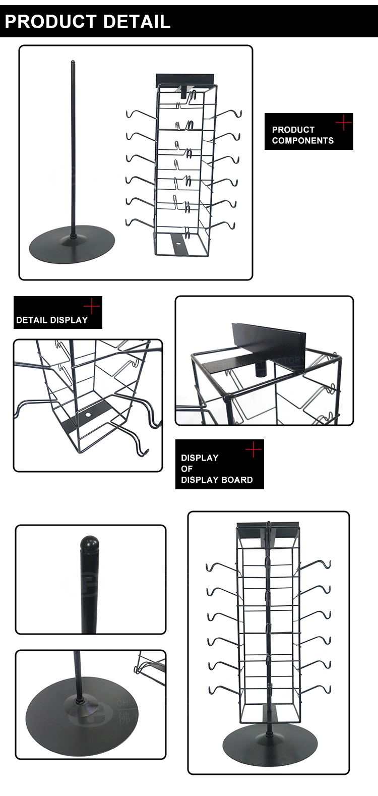 Shop Rotating Glasses Display Stand Metal Sunglasses Rack