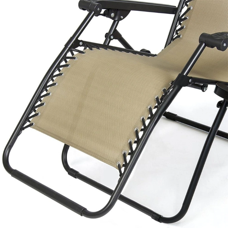 Outdoor Adjustable Zero Gravity Reclining Chair Folding Camping Beach Chair