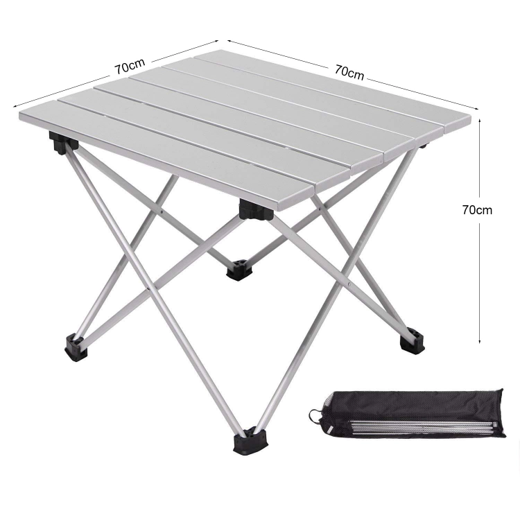 Folding Camping Table and Stool Lightweight Portable Outdoor Aluminium Frame Bag