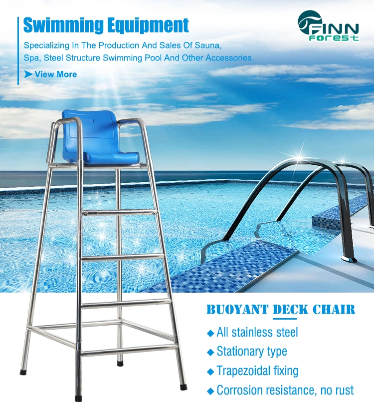 Detachable Stainless Steel Swimming Pool Equipment Life Saving Chair