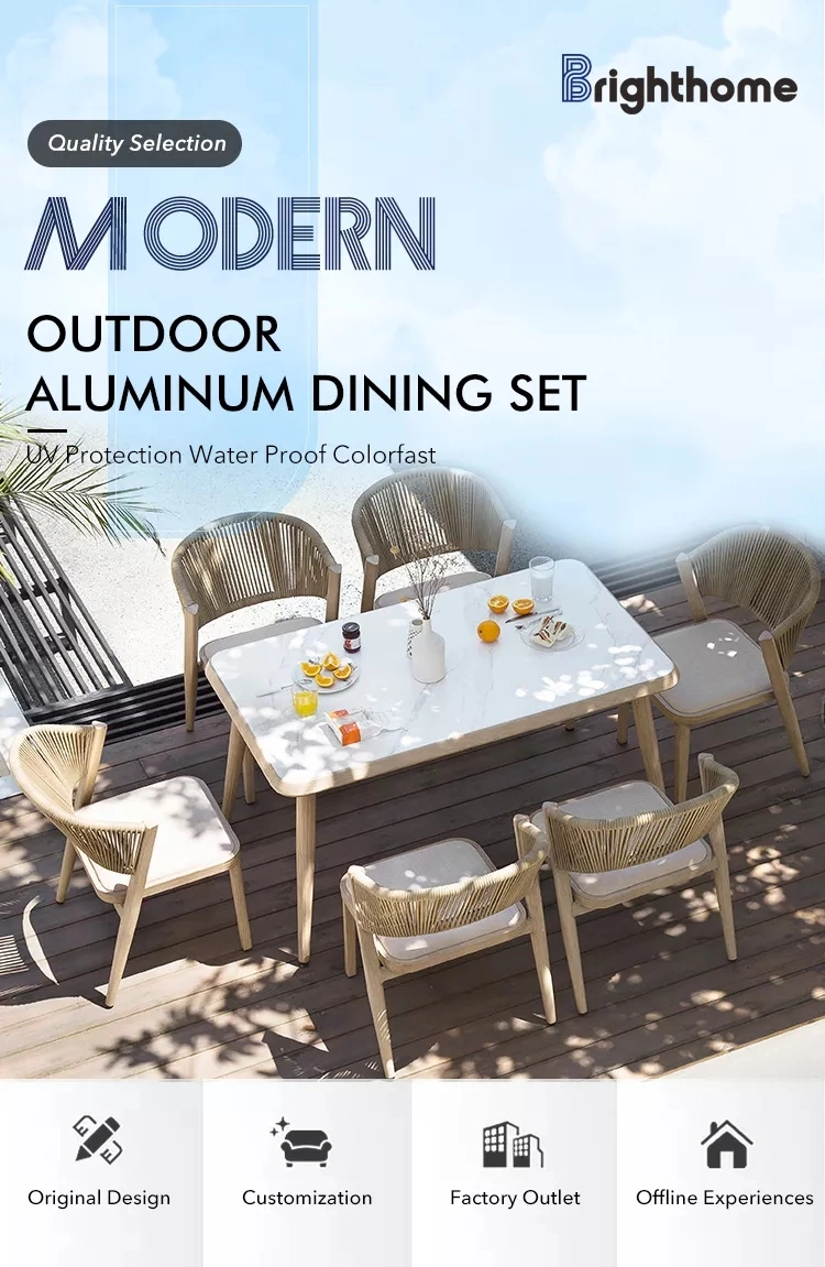 Heystar Series Wholesale Top Furniture Factory Outdoor Garden Folding Dining Table and Chairs