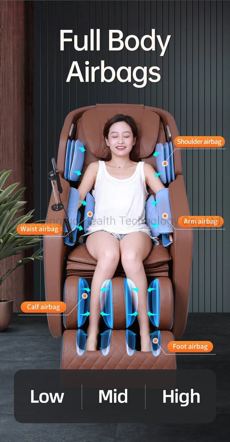 Wholesale SL Track 3D Zero Gravity Full Body Massage Chair Price in Malaysia Neck Shoulder Foot Massager