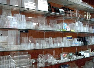 Five Tier Acrylic Display Rack for Mobile Phone Cases