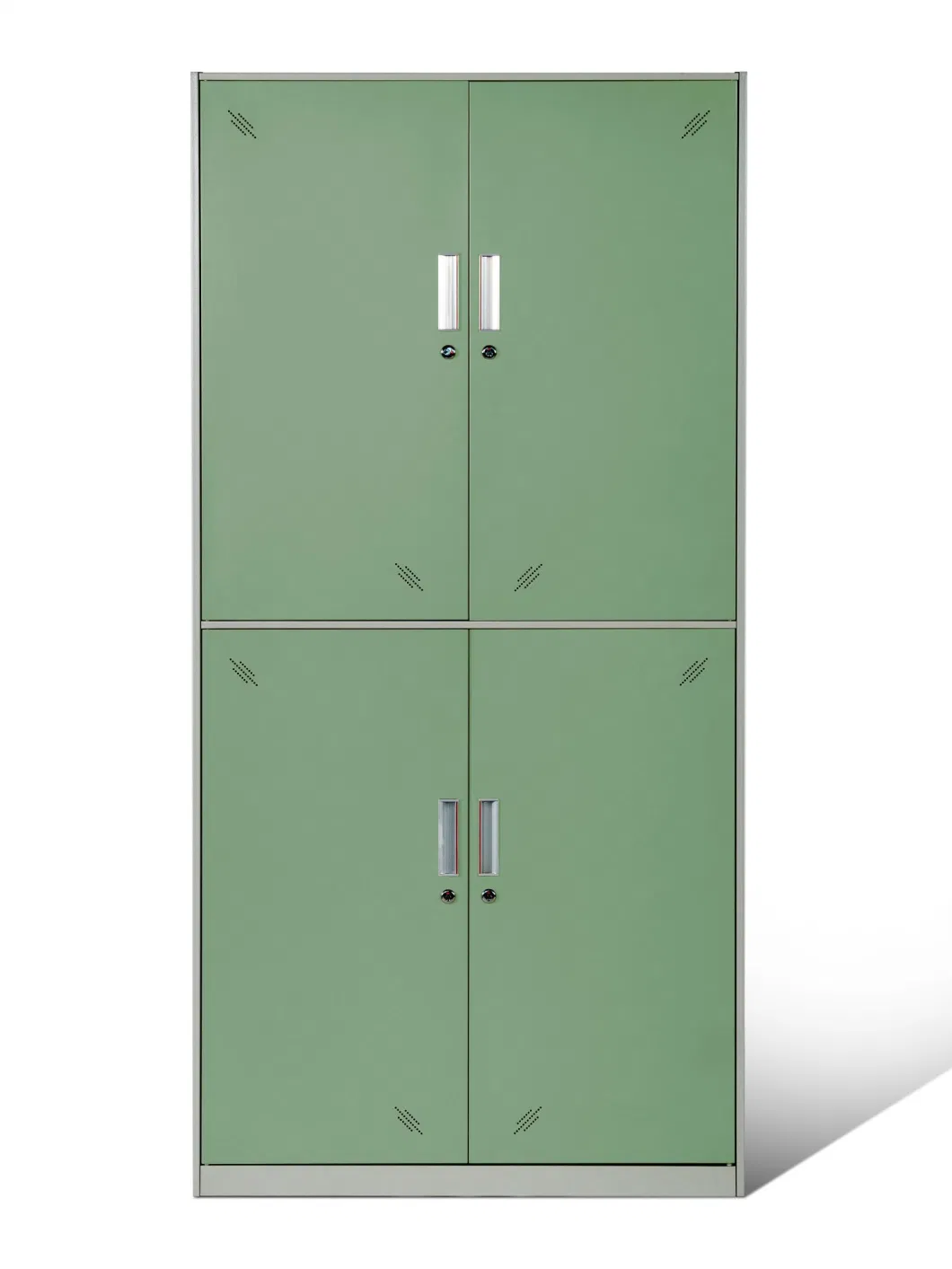 Large Capacity 4 Door Empolyee Locker Lockable Metal Gym Locker for Clothes/ Shoes/Sports Gear/Bags