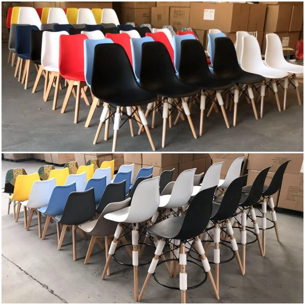 China Wholesale Outdoor/Indoor Home Modern/Restaurant/Commercial Replica/Plastic Bar Stools Price for Plastic/Kitchen/High/Counter/Dining Room Furniture/Nordic